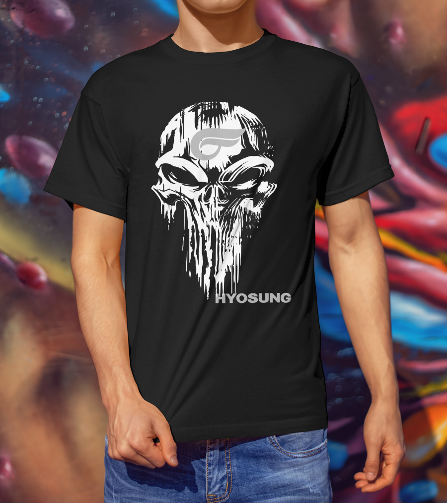 HYOSUNG Skull With Stylized T-Shirt