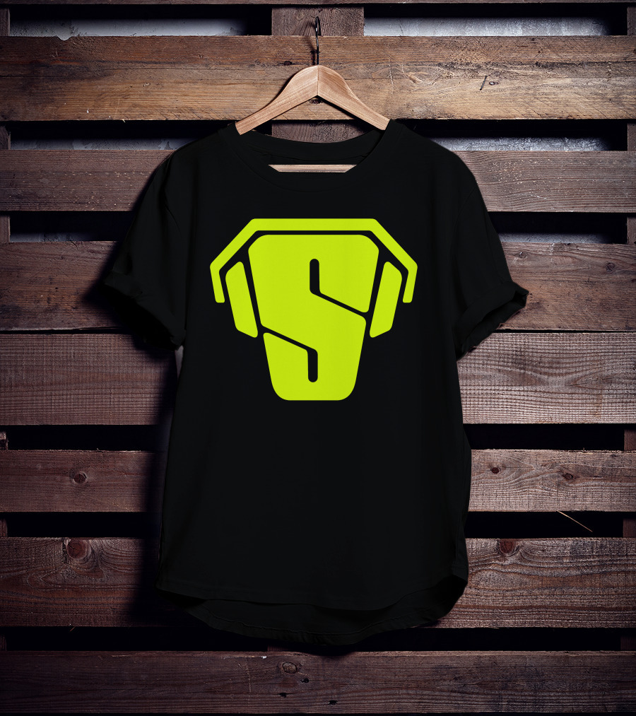 RS Green Iconic Logo S Neon T-Shirt