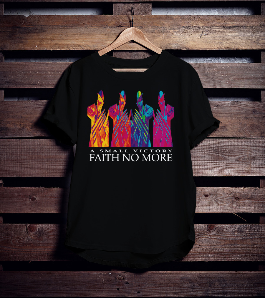 A Small Victory Faith No More Colorful Figures T-Shirt