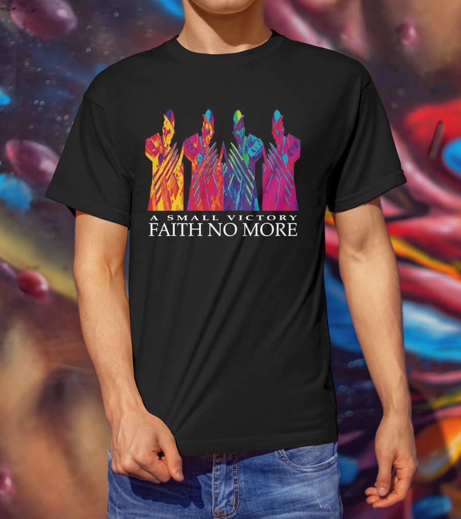 A Small Victory Faith No More Colorful Figures T-Shirt