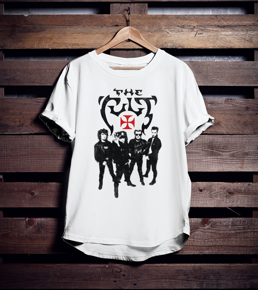 The Cult Band Cross Symbol T-Shirt