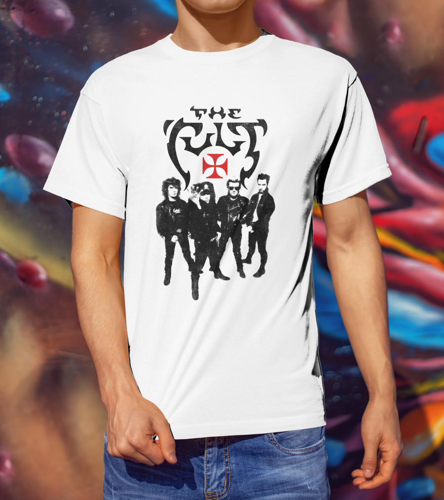 The Cult Band Cross Symbol T-Shirt