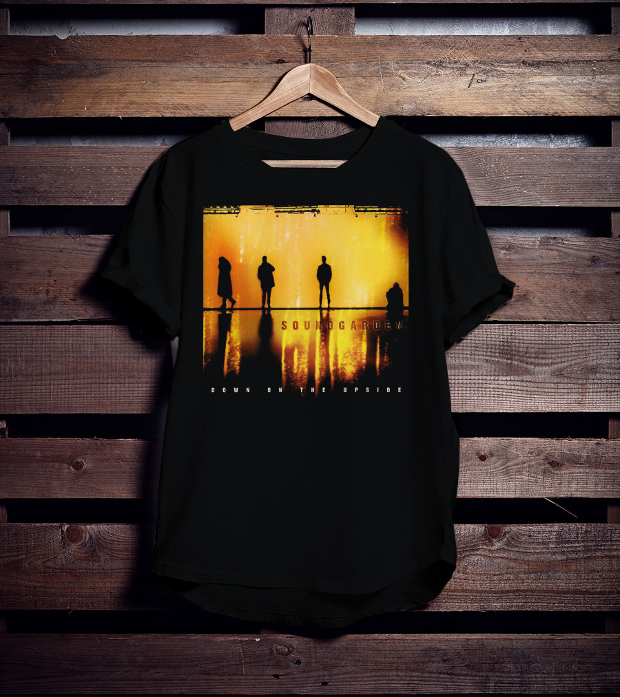Soundgarden Down On The Upside Silhouettes Reflecting On Stage T-Shirt