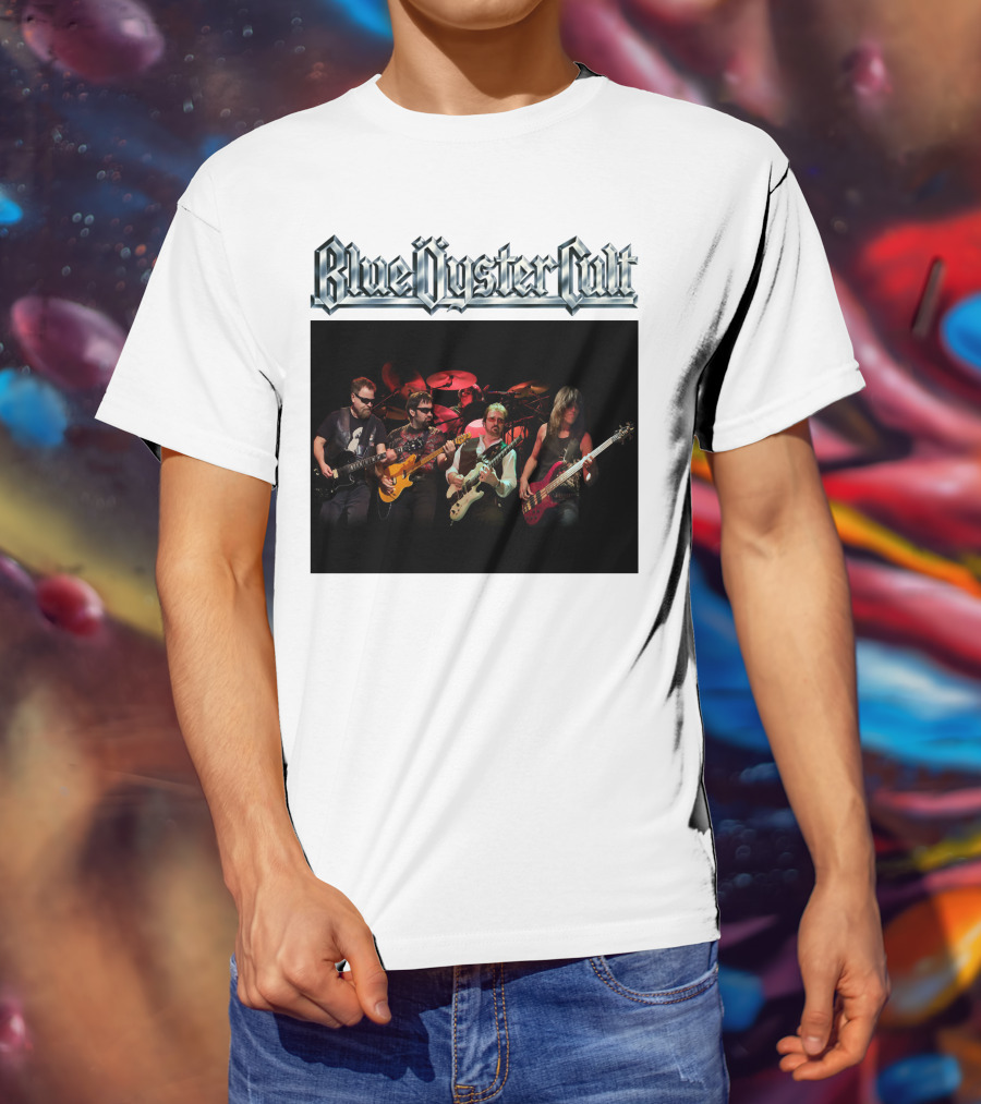 Blue Oyster Cult Live Performance Band Image T-Shirt