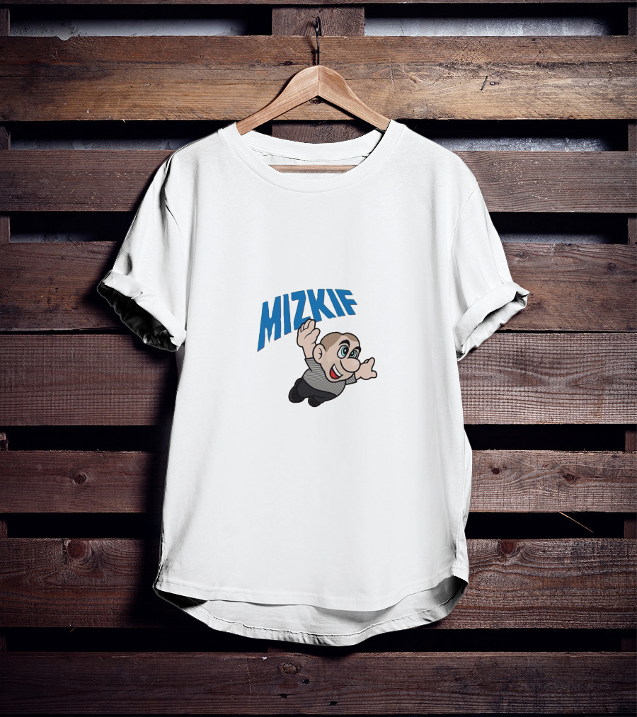 Mizkif Cartoon Character Flying Action Hero Pose T-Shirt