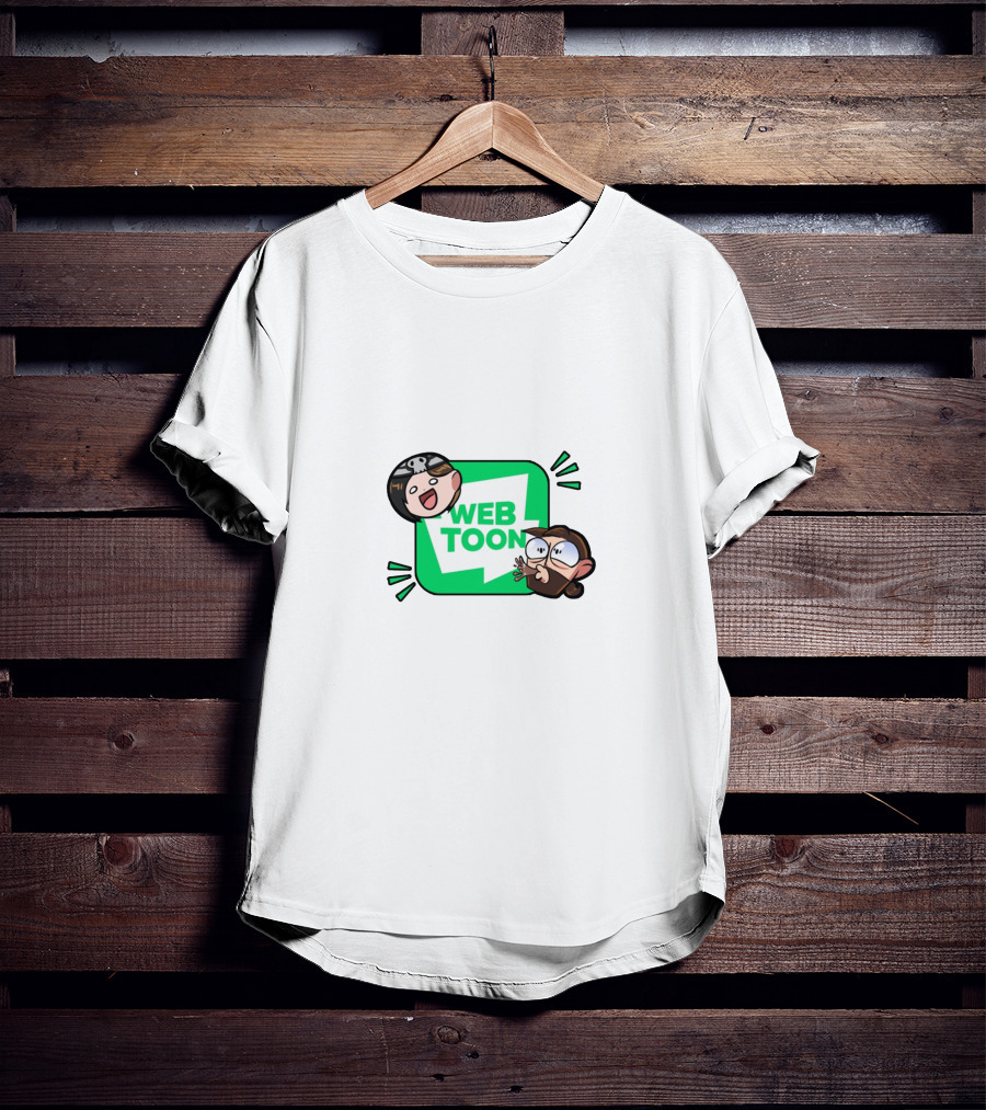 WEBTOON Characters With Cartoon Expressions T-Shirt