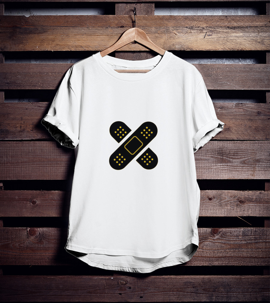 Mothica Bandaid Cross T-Shirt