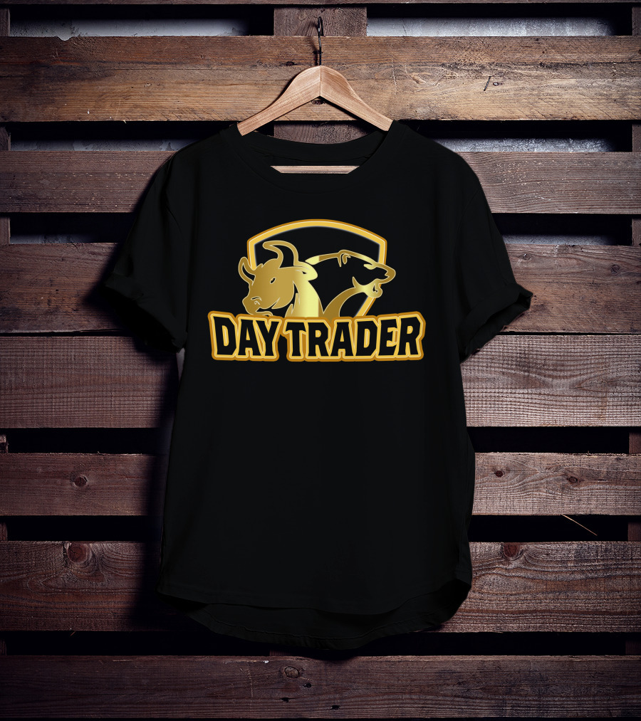 Day Trader Bull And Bear Stock Forex T-Shirt