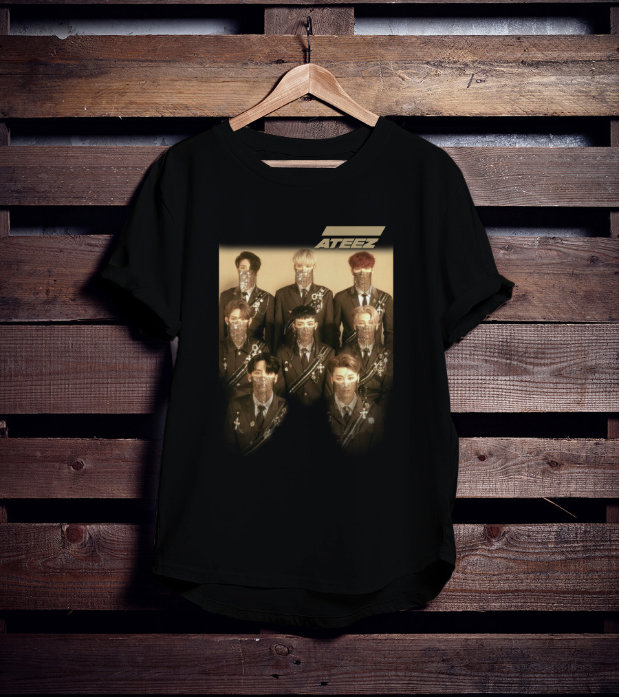 ATEEZ Group Portrait Masked Ensemble T-Shirt