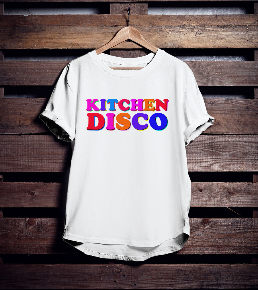KITCHEN DISCO Colorful Party T-Shirt