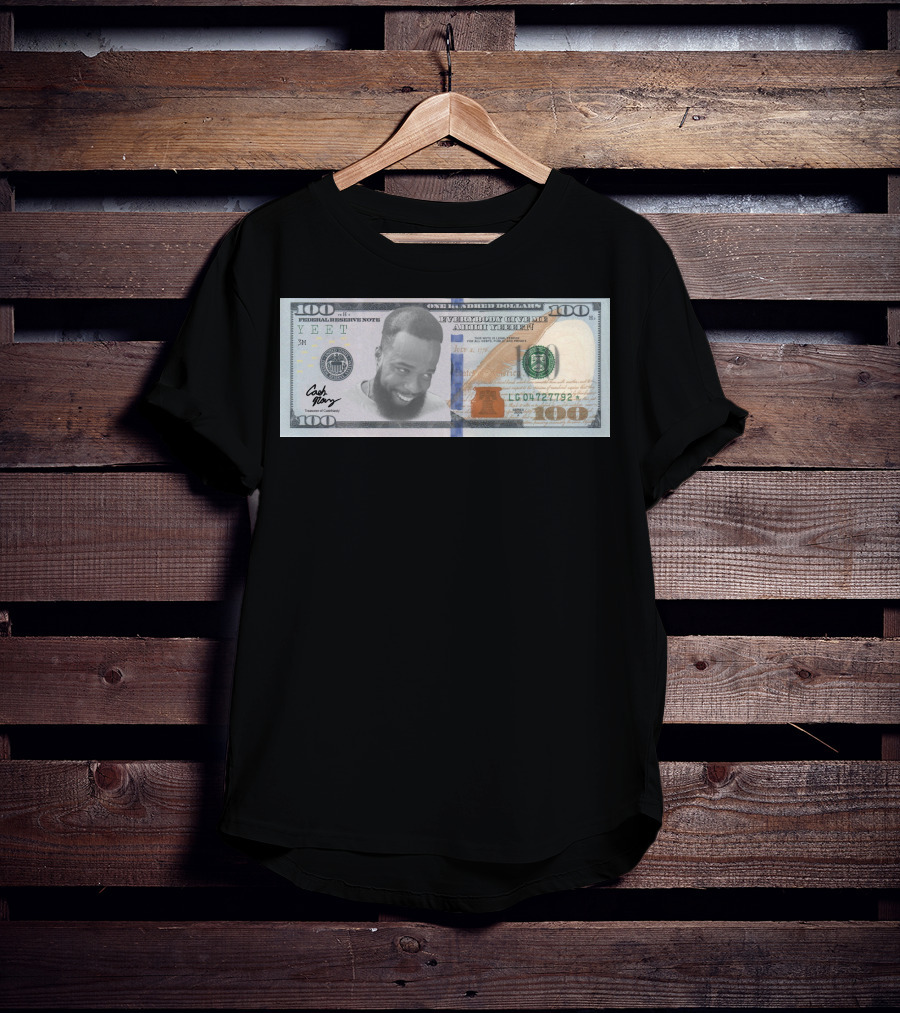 Cashnasty Merch Hundred Dollar Bill Face T-Shirt