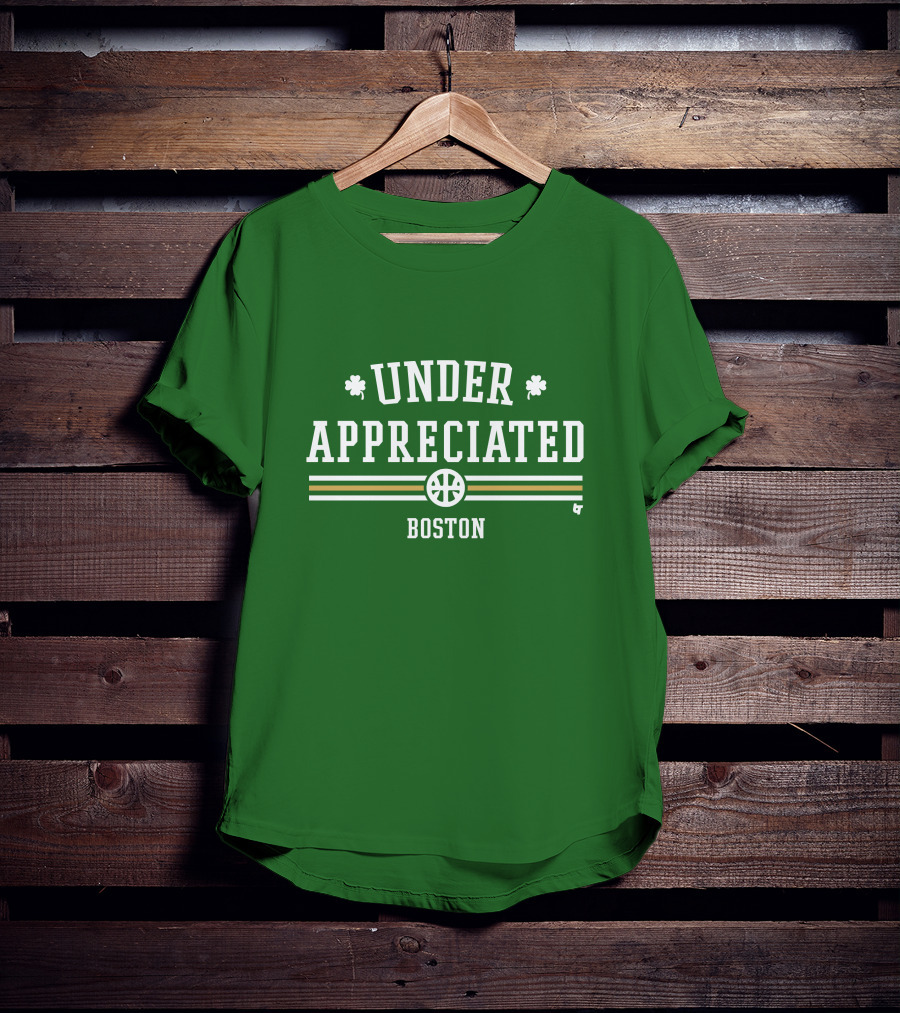 Under Appreciated Boston Basketball Green Shamrocks T-Shirt