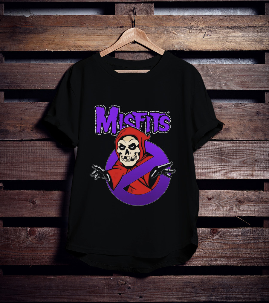 Misfits Crimson Ghostbusters Crossover T-Shirt