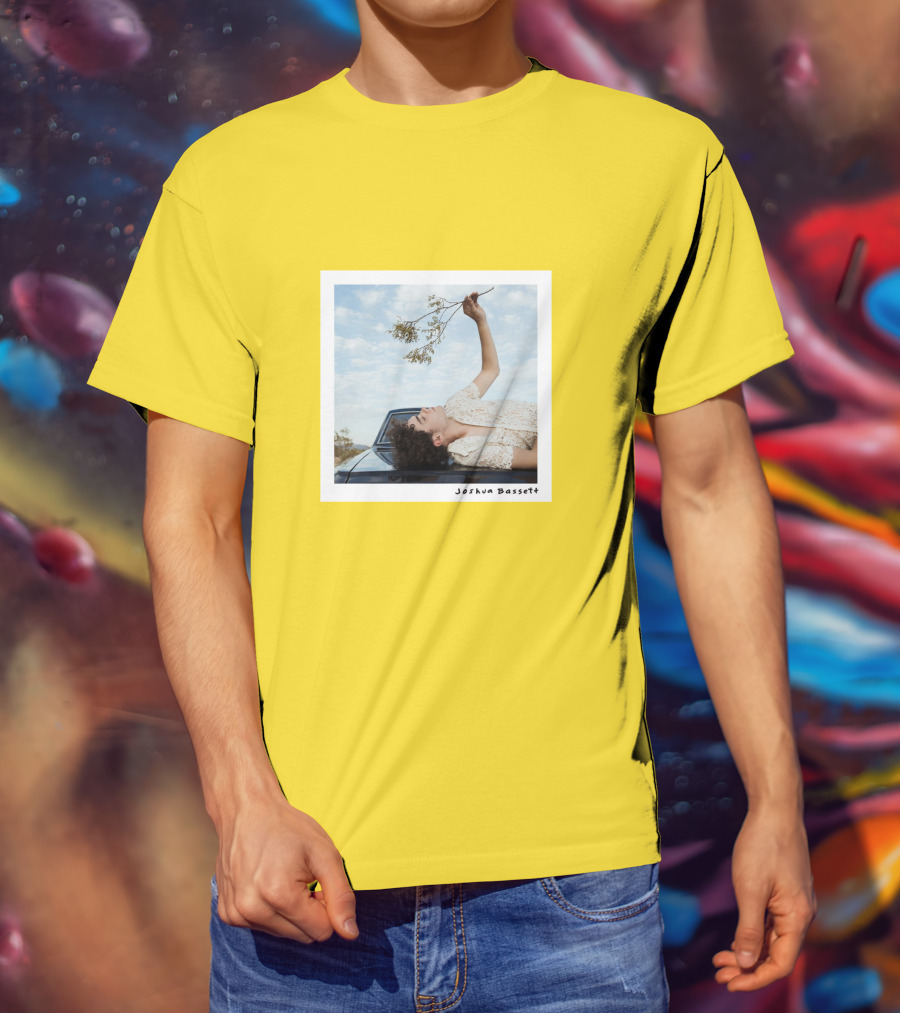 Joshua Bassett Floral Pose Vintage Aesthetic T-Shirt
