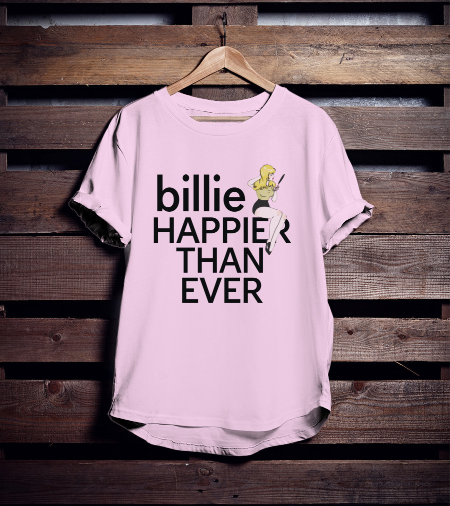 Billie Eilish Happier Than Ever Pretty Boy Merch T-Shirt