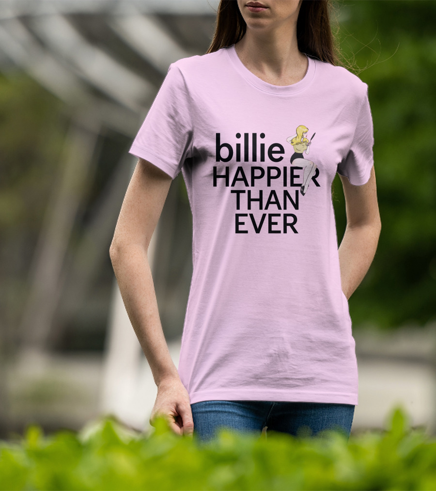 Billie Eilish Happier Than Ever Pretty Boy Merch T-Shirt