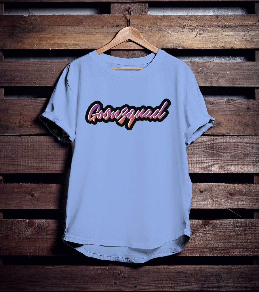 Goonzquad Retro Style Text Gradient T-Shirt