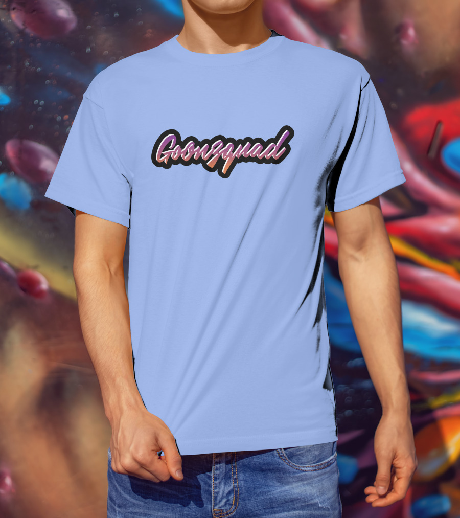 Goonzquad Retro Style Text Gradient T-Shirt
