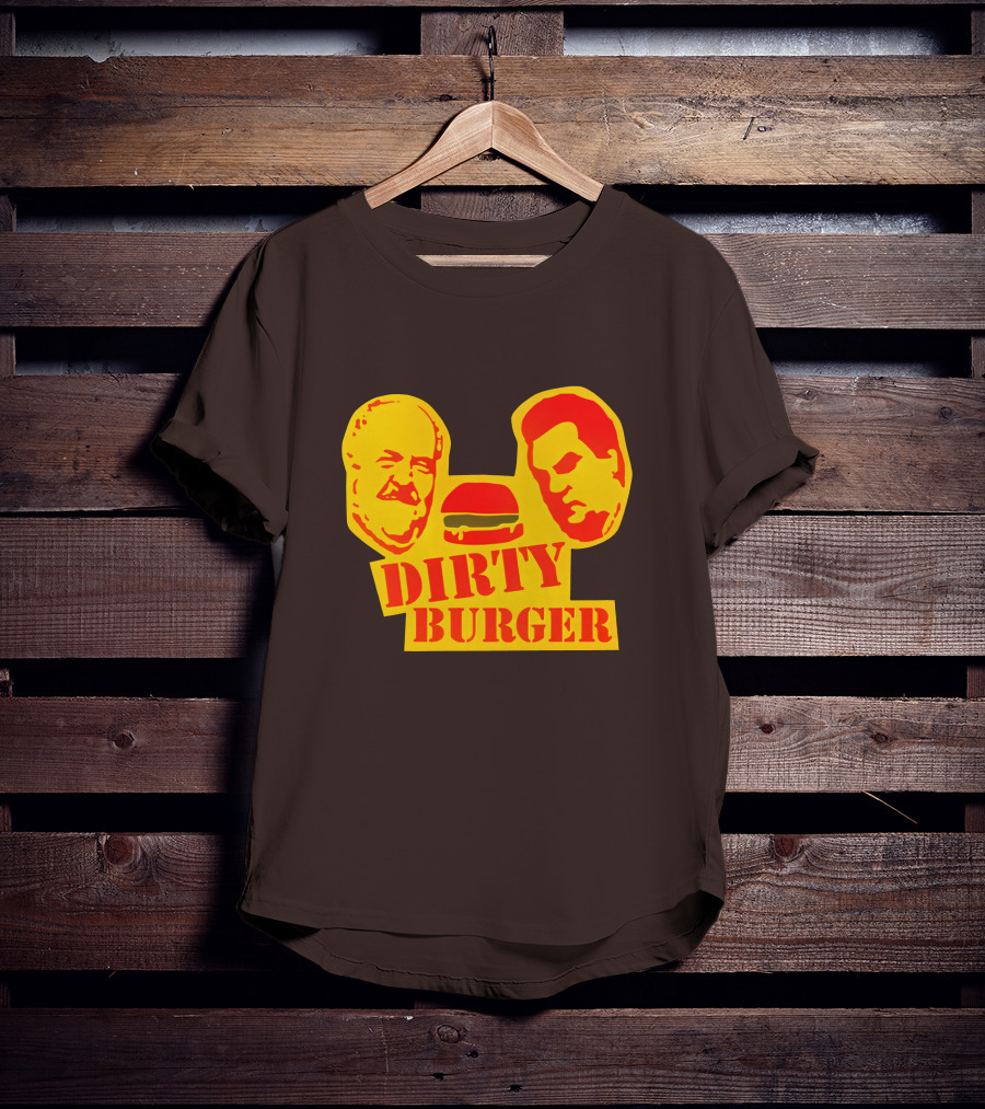 Trailer Park Boys Dirty Burger Merch Faces And Burger T-Shirt