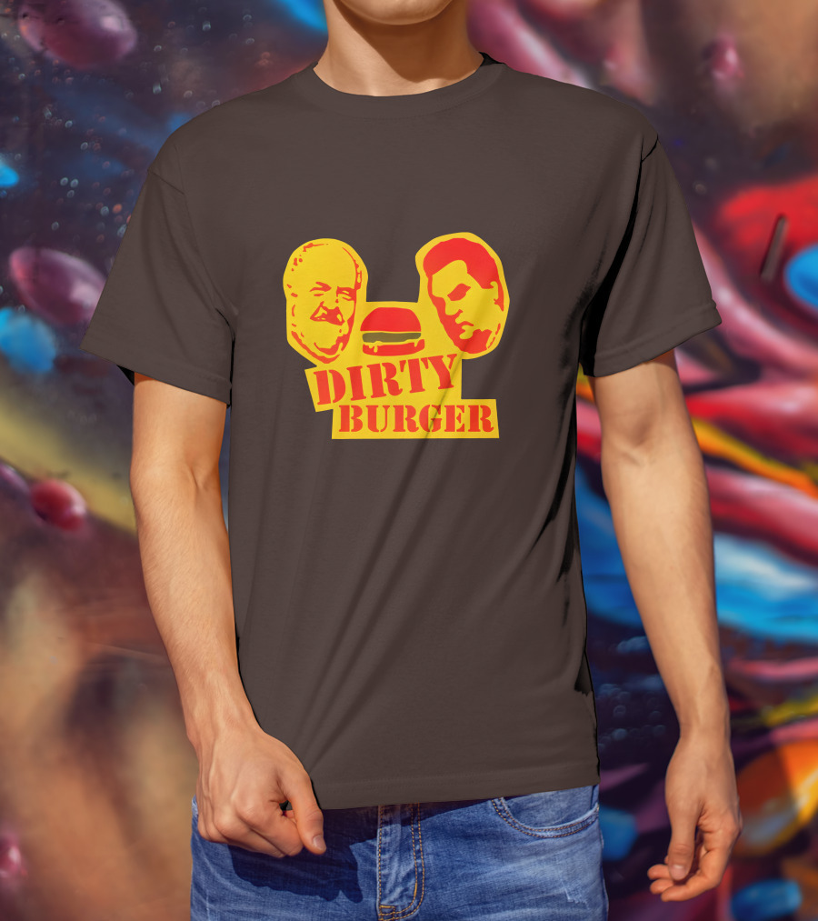 Trailer Park Boys Dirty Burger Merch Faces And Burger T-Shirt