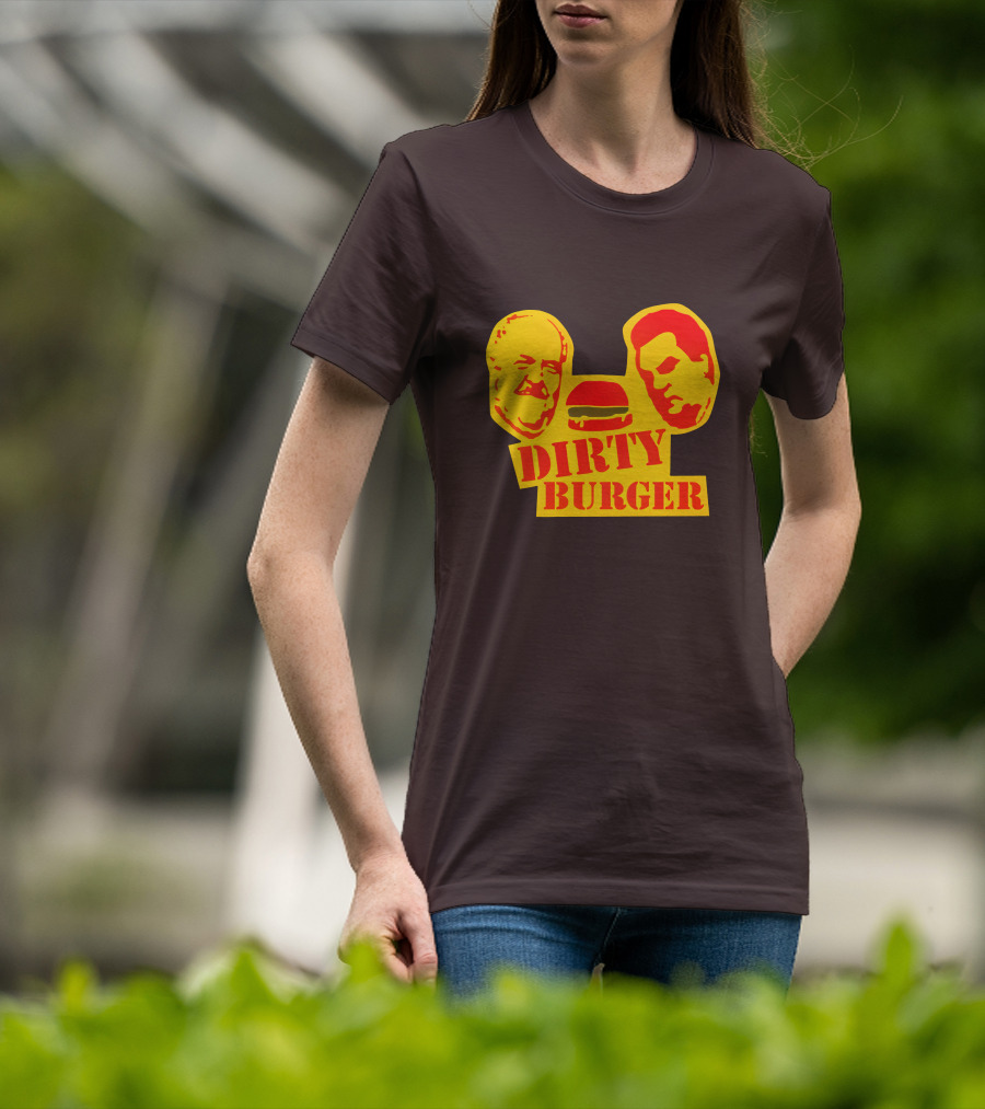 Trailer Park Boys Dirty Burger Merch Faces And Burger T-Shirt