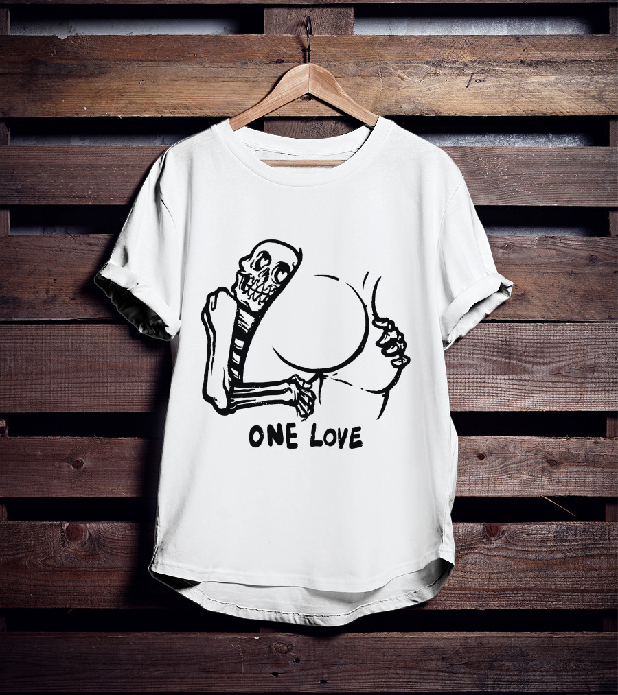 Skeleton Embrace One Love T-Shirt