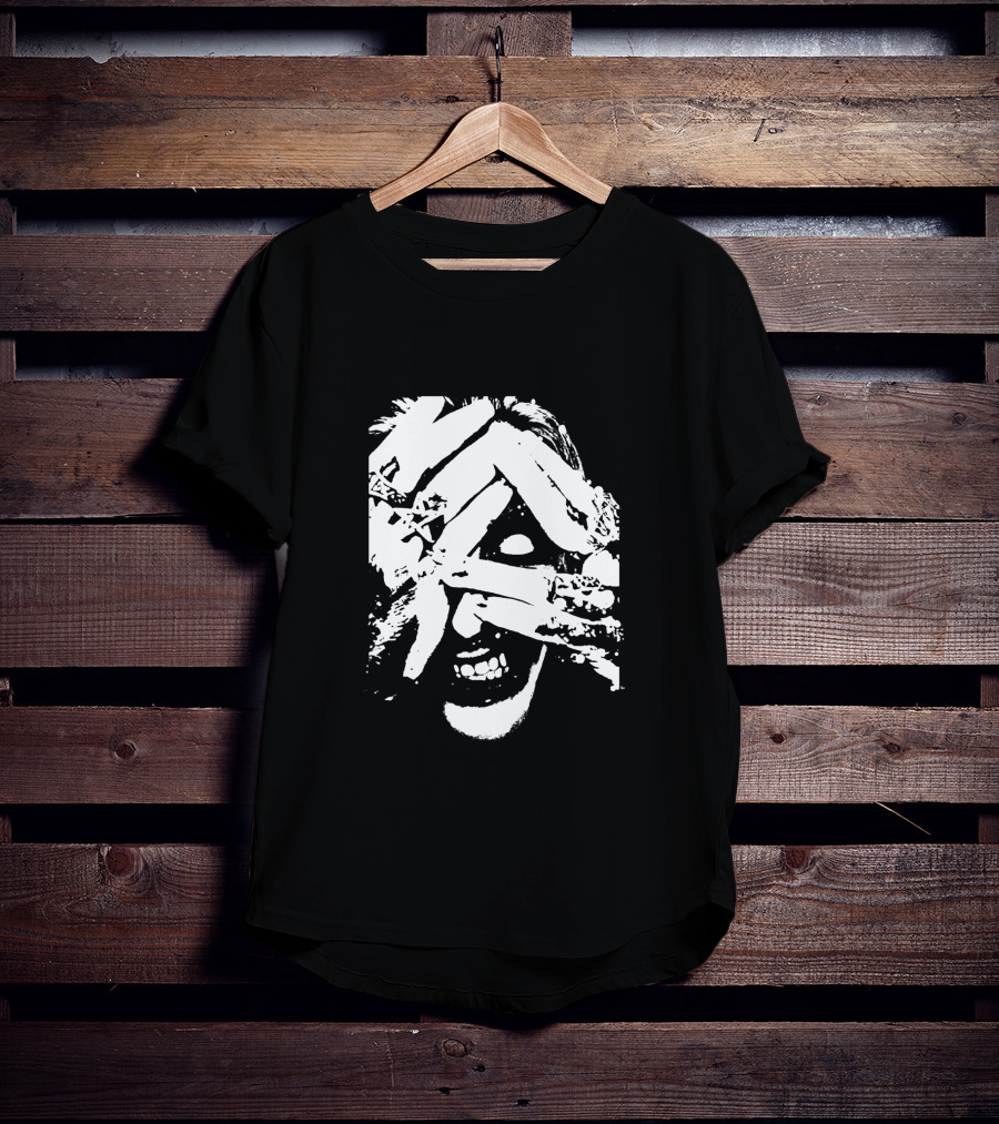 Joker Grin Chaos Abstract Hands T-Shirt