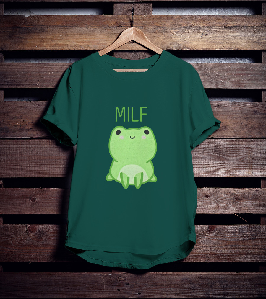 MILF ManILoveFwogs Merch Man I Love Fwogs Cute Frog T-Shirt