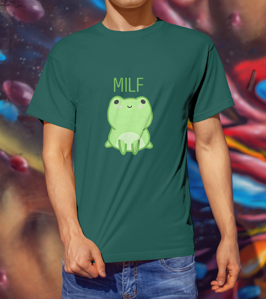 MILF ManILoveFwogs Merch Man I Love Fwogs Cute Frog T-Shirt