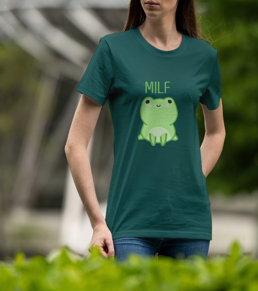 MILF ManILoveFwogs Merch Man I Love Fwogs Cute Frog T-Shirt
