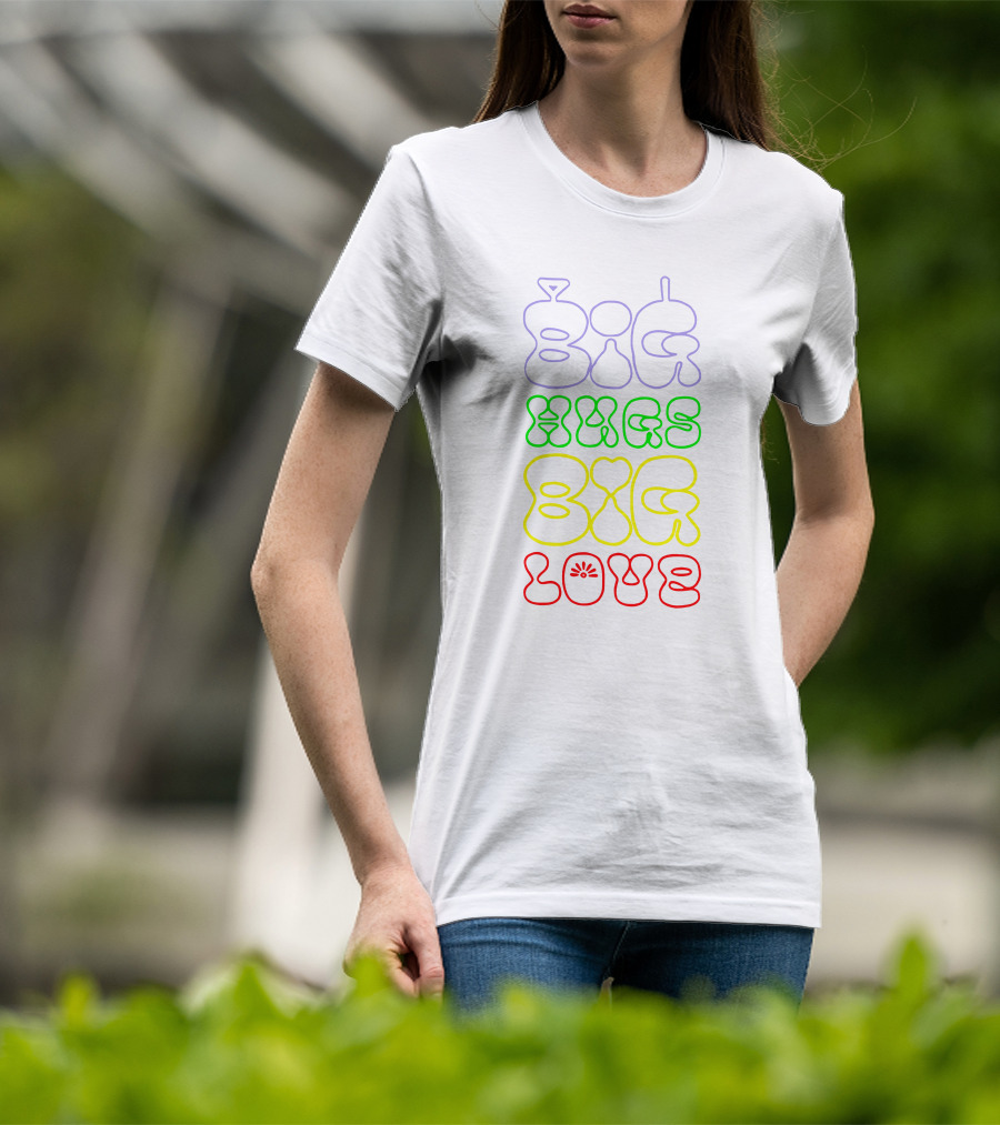 Teletubbies Big Hugs Big Love Pride Merch Store T-Shirt