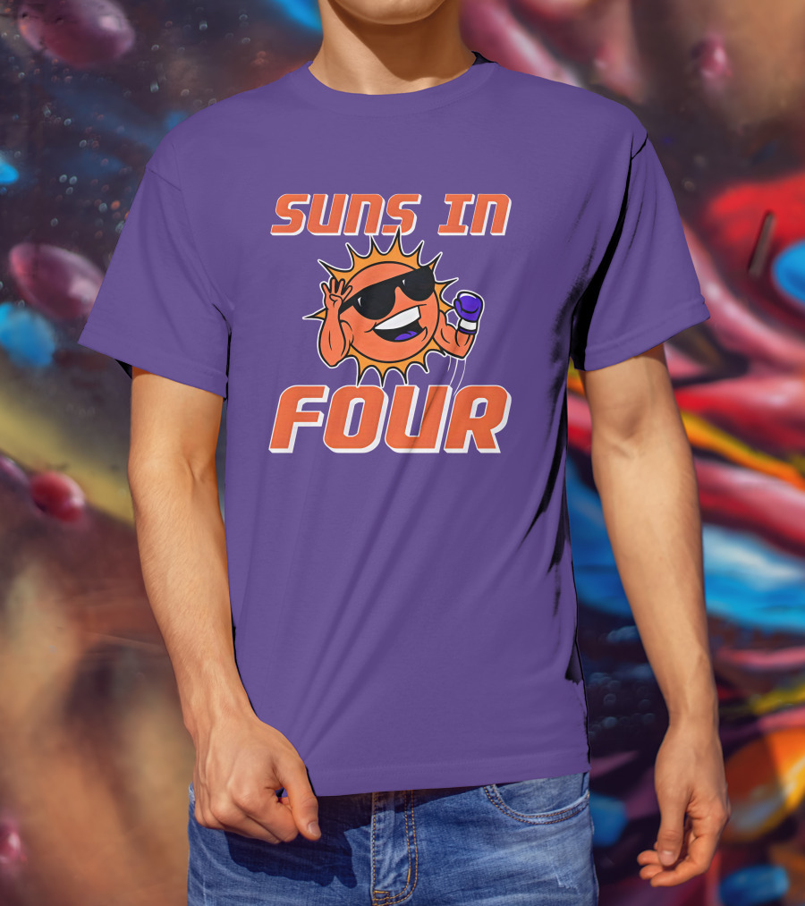 Suns In Four Dave Portnoy Merch Store T-Shirt