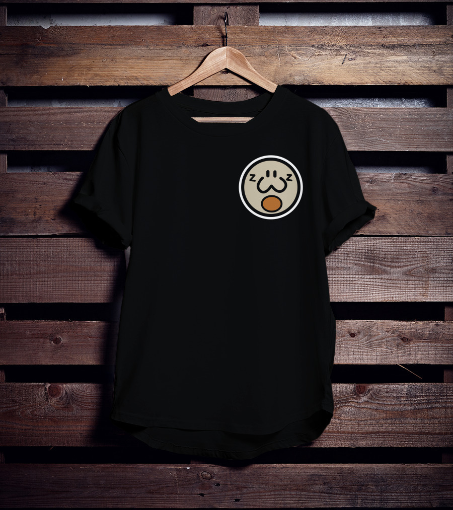 Haminations Ham Sleeping Face Cartoon Circles T-Shirt