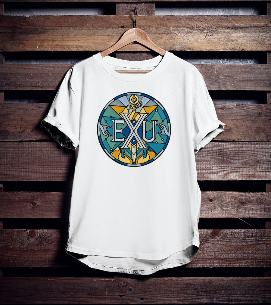 Critical Role Exandria Unlimited EXU Stained Glass T-Shirt