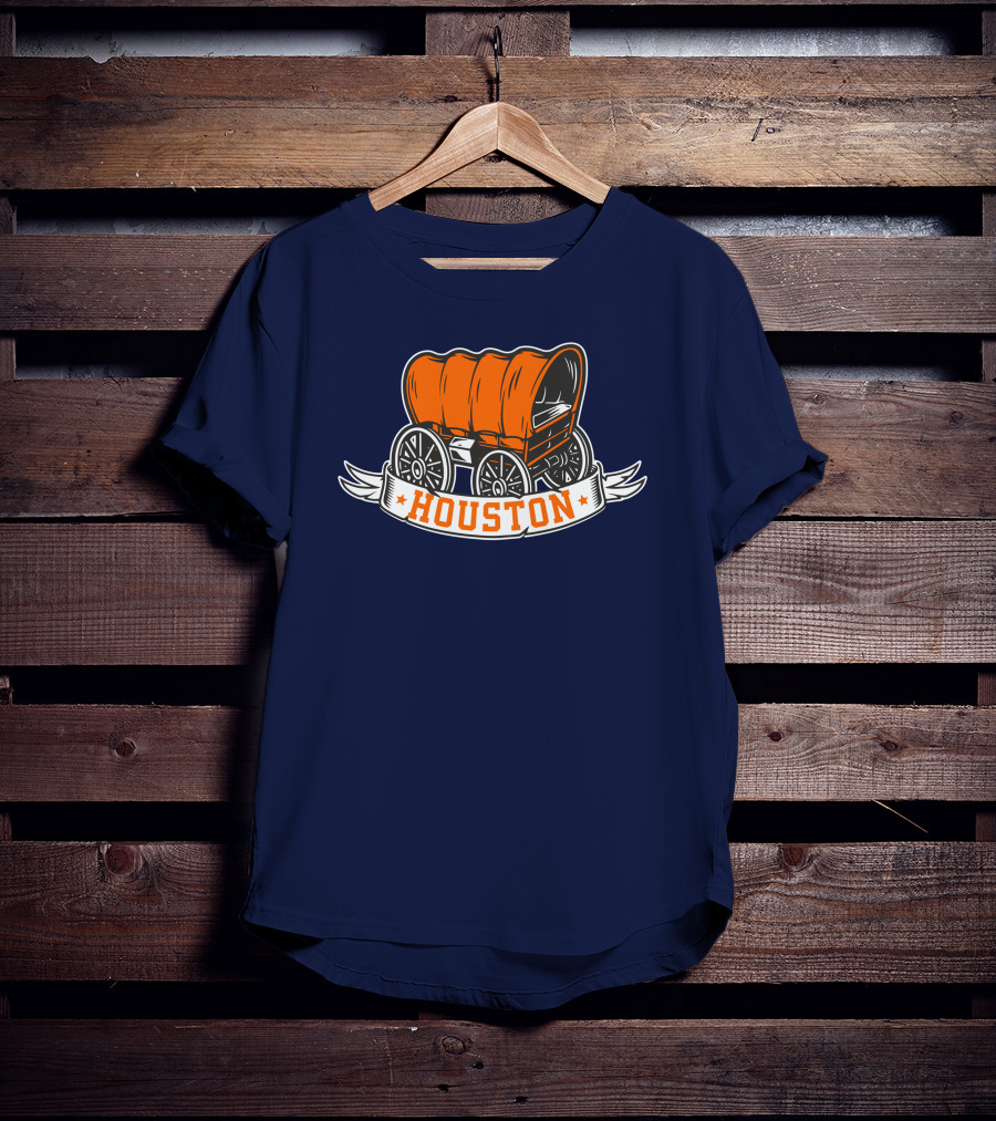 Houston Crush City Orange Wagon Ramshirts T-Shirt