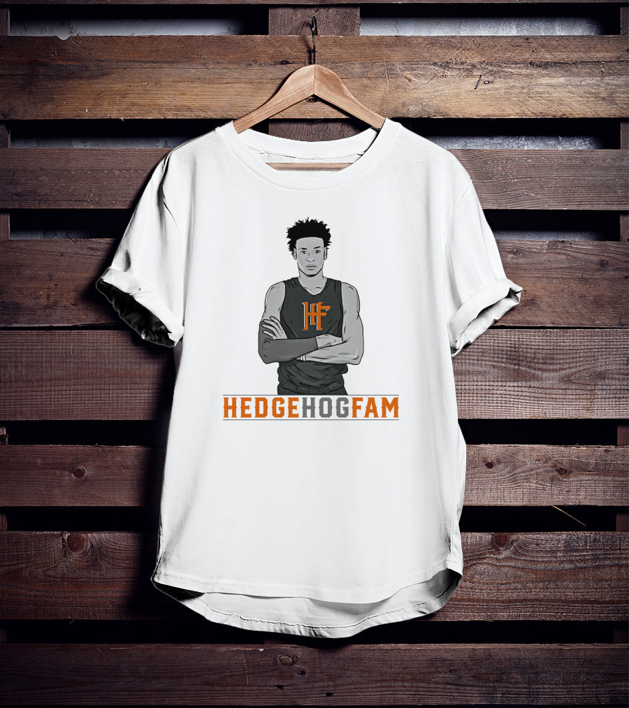 Greg Brown Hedge Hog Fam HF Basketball Player T-Shirt