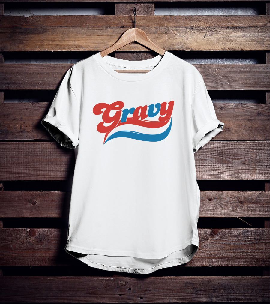 Yung Gravy Merch Gravy Wave Red White Blue T-Shirt