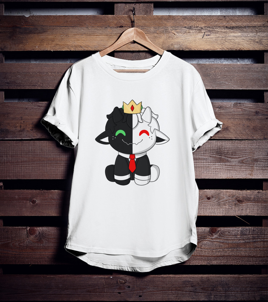 Baby Ranboo Plush With Crown And Tie T-Shirt
