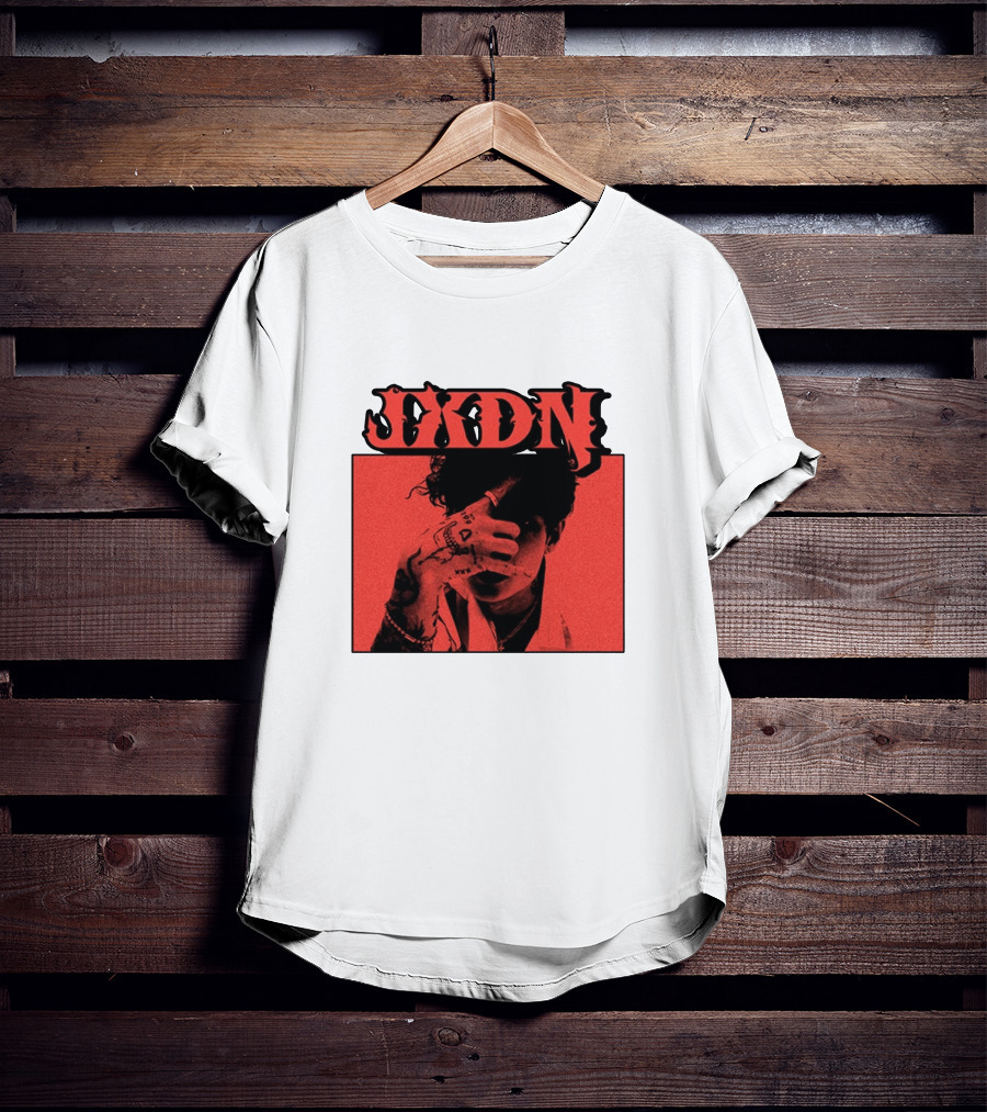JXDN Photo Red Image With Hand Gesture T-Shirt