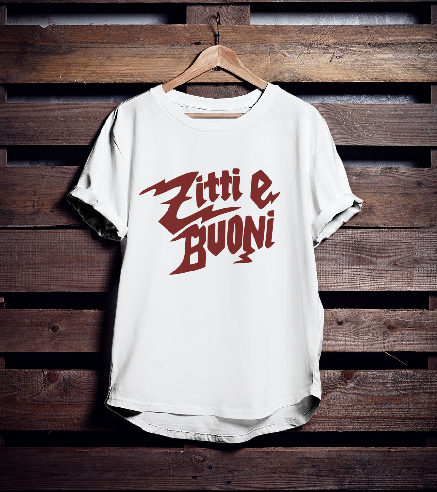 Zitti E Buoni Eurovision Måneskin Song Title Design Italy T-Shirt
