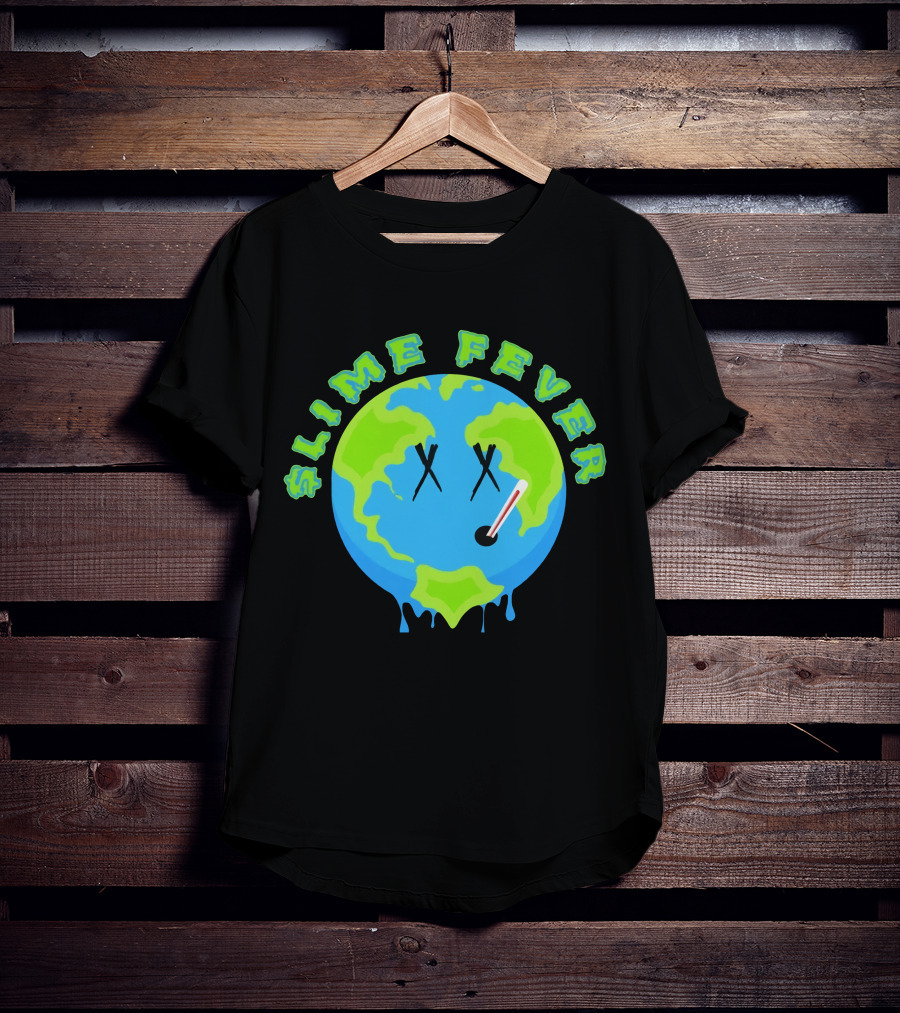 Slime Fever Earth Face Thermometer Design YNW Melly Merch Store T-Shirt