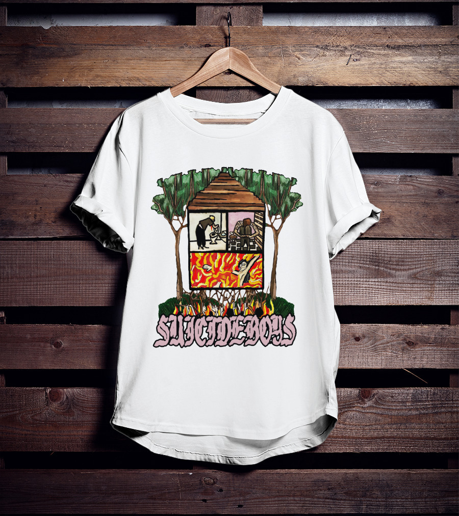 Suicideboys Fire And House Scene T-Shirt