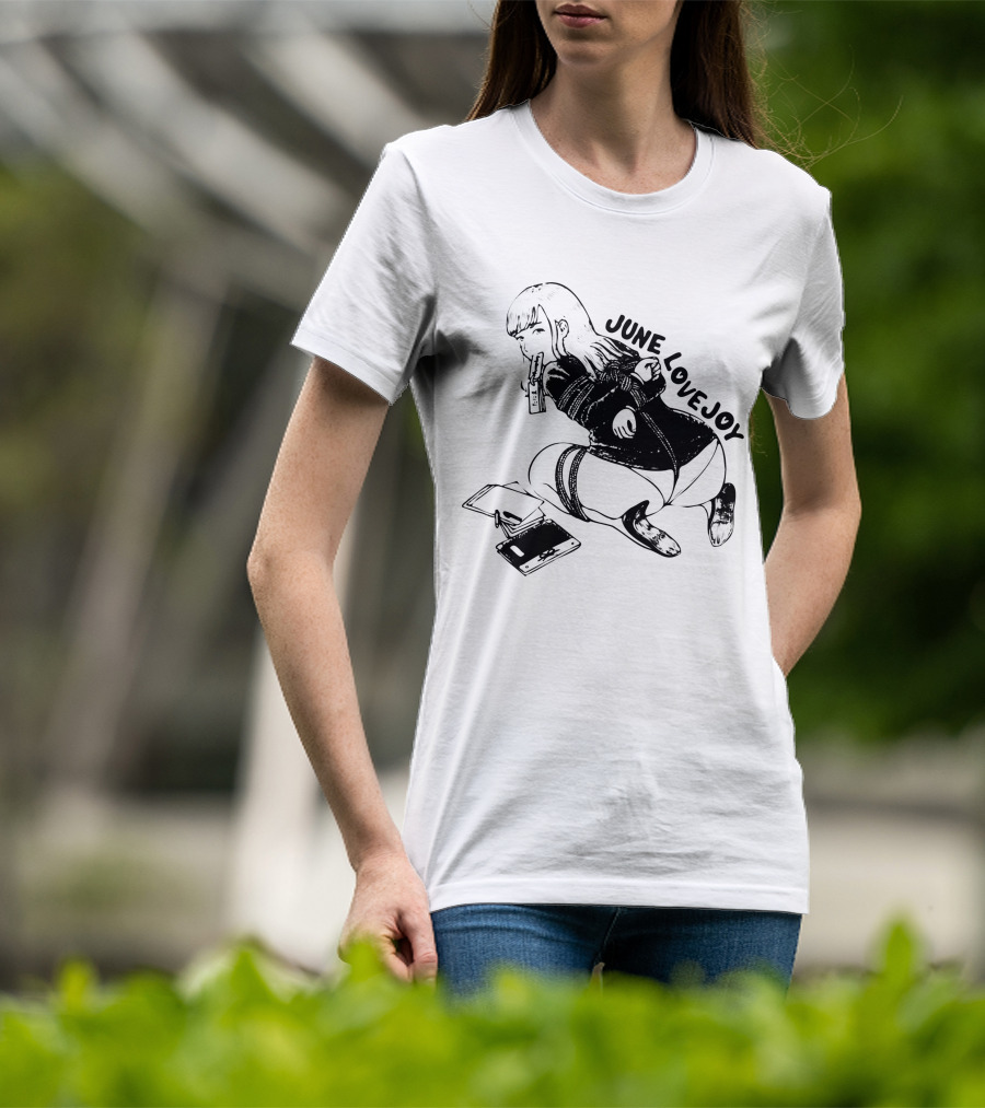 June Lovejoy Ropeplay Merch Comic T-Shirt