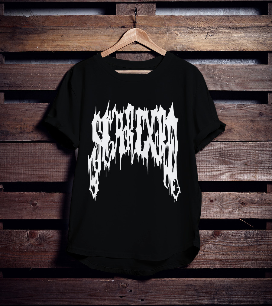Scarlxrd Merch Metal Iconic Dripping Font T-Shirt