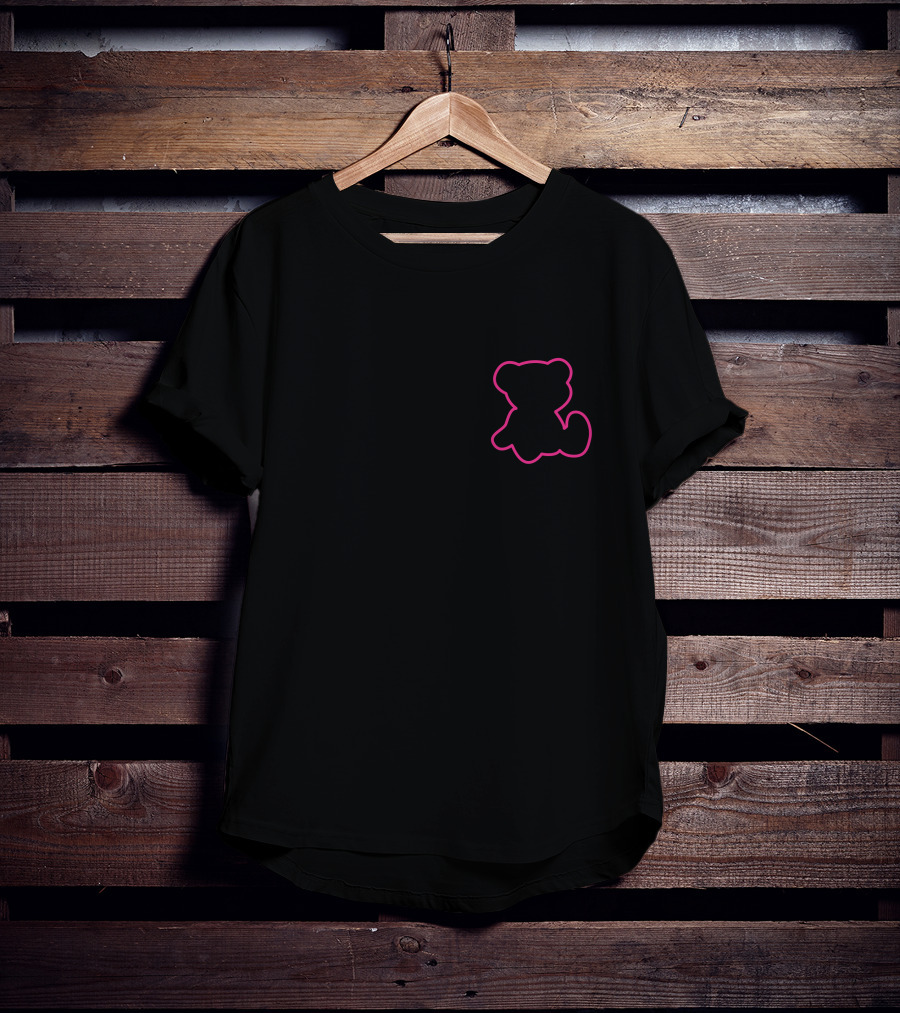 McFly Merch Murder Scene Pink Teddy T-Shirt
