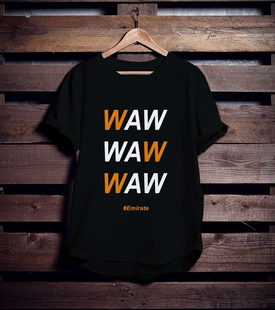 WAW WAW WAW #Emirate Emmanuel Umoh Jr Merch Store T-Shirt