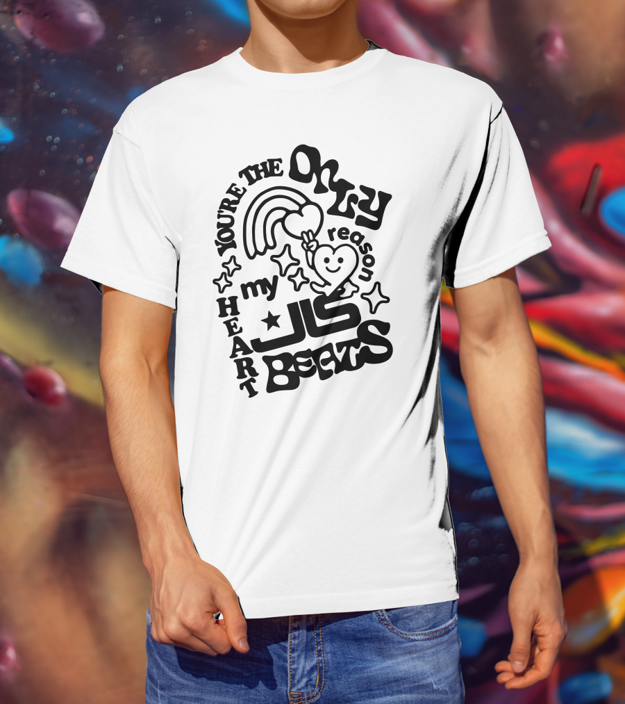 You're The Only Reason My Heart JLS Beats Tie Dye T-Shirt