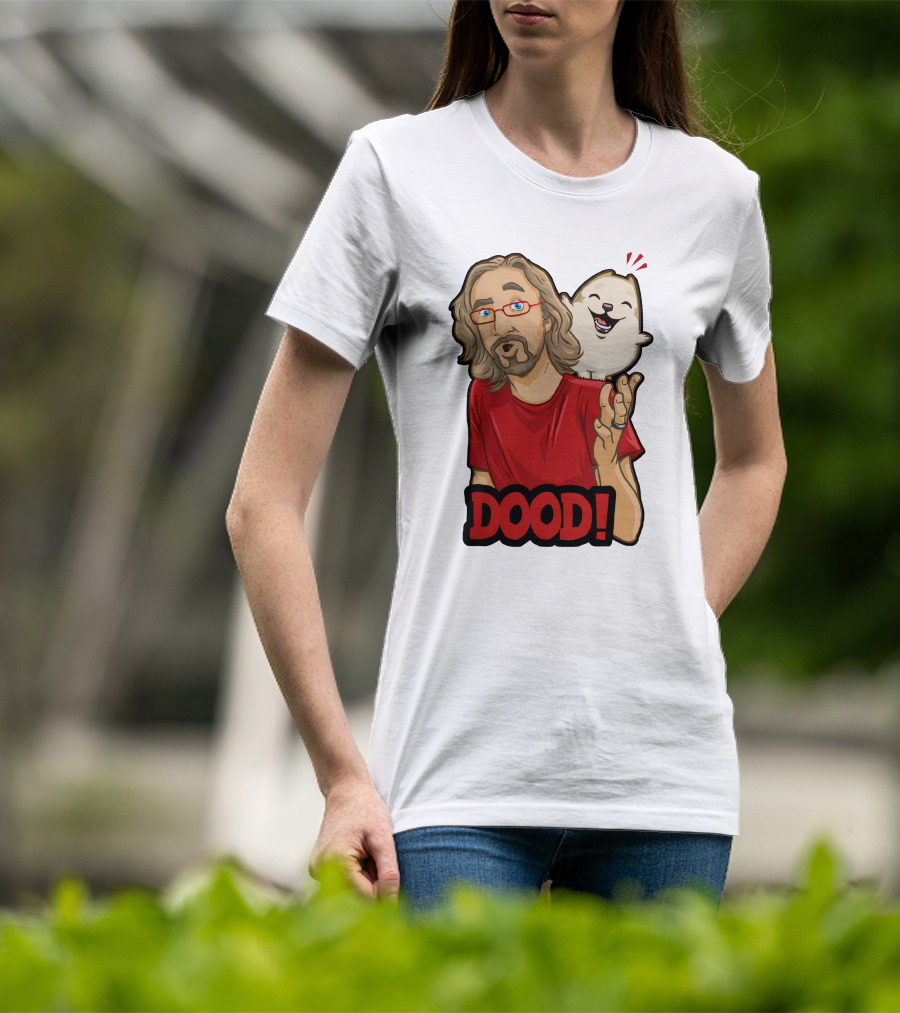 Maximilian Dood Merchandise Featuring Animated Character And Iconic Dood T-Shirt