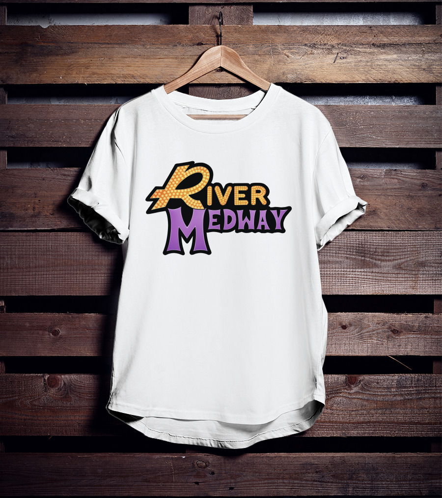 River Medway Merch Shop Bold Lettering T-Shirt