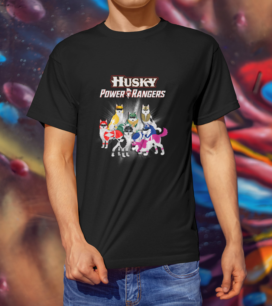 Husky Power Rangers Costume Team T-Shirt